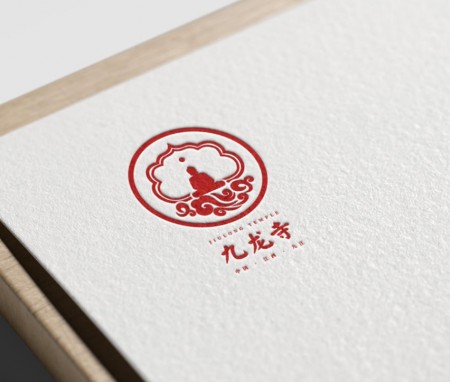 江西九江九龙寺logo设计