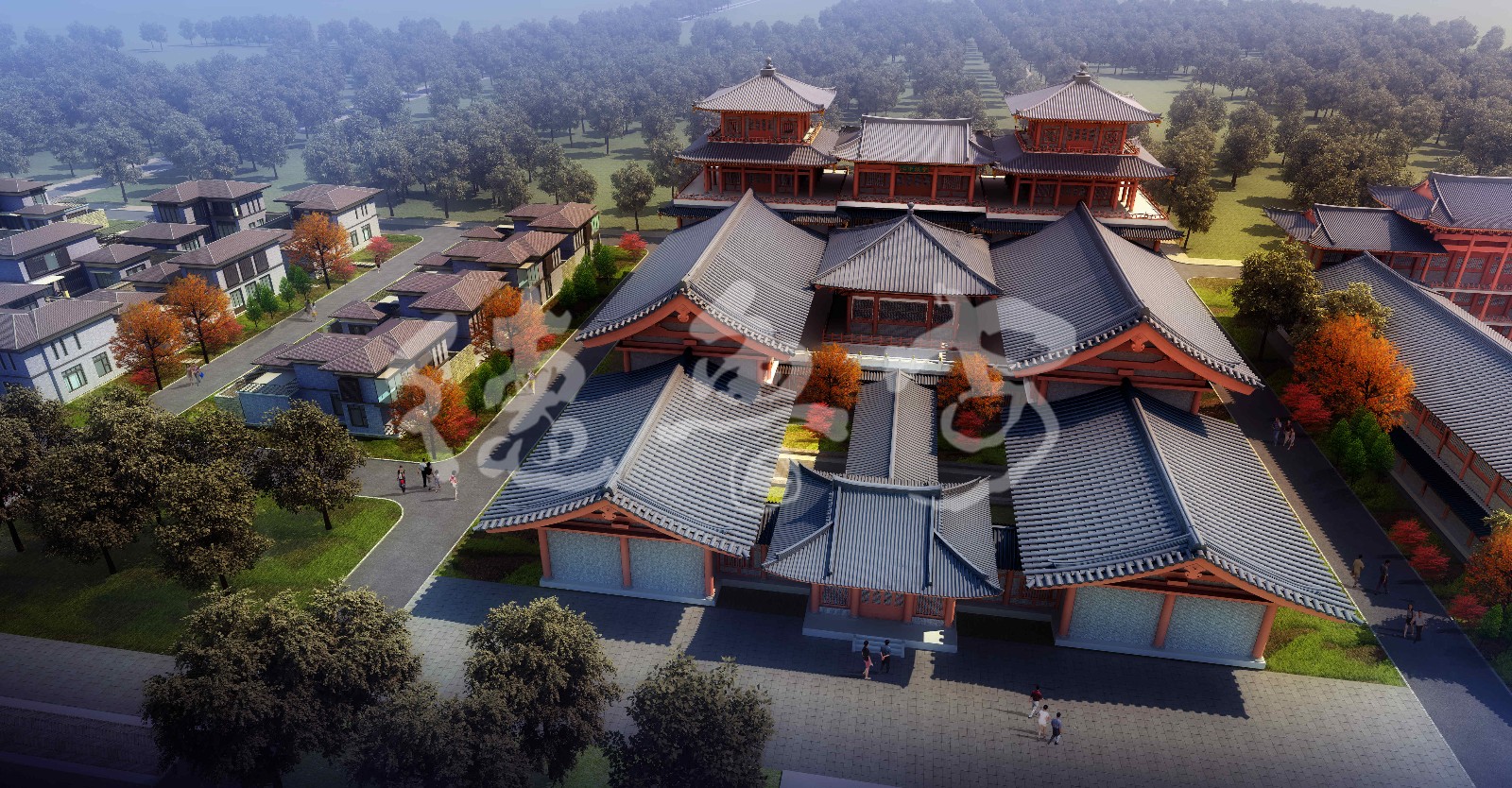 Master plan of Mingxiu temple in Taiyuan Shanxi Province(图5)