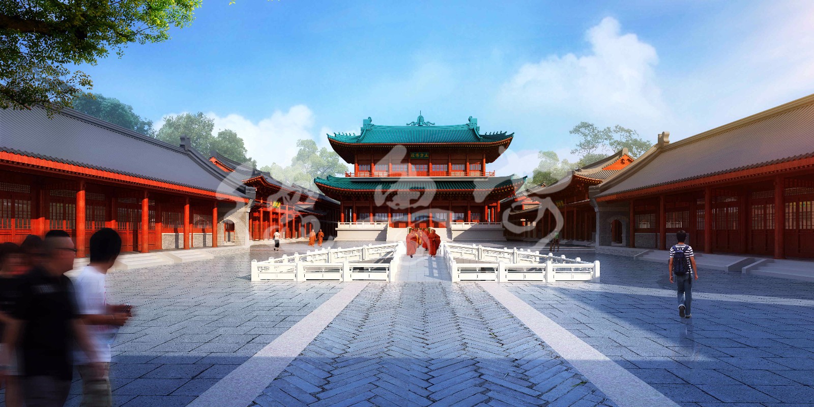 Master plan of Mingxiu temple in Taiyuan Shanxi Province(图8)