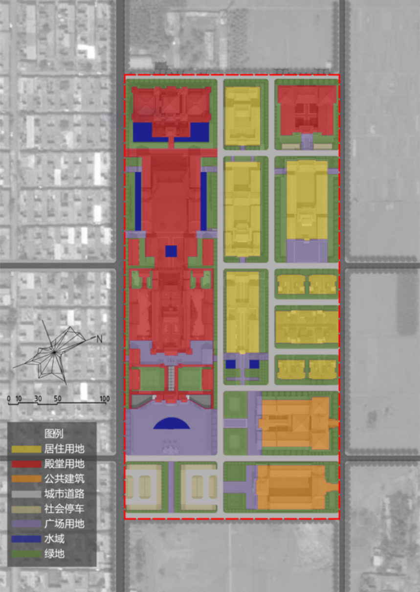 Master plan of Mingxiu temple in Taiyuan Shanxi Province(图26)