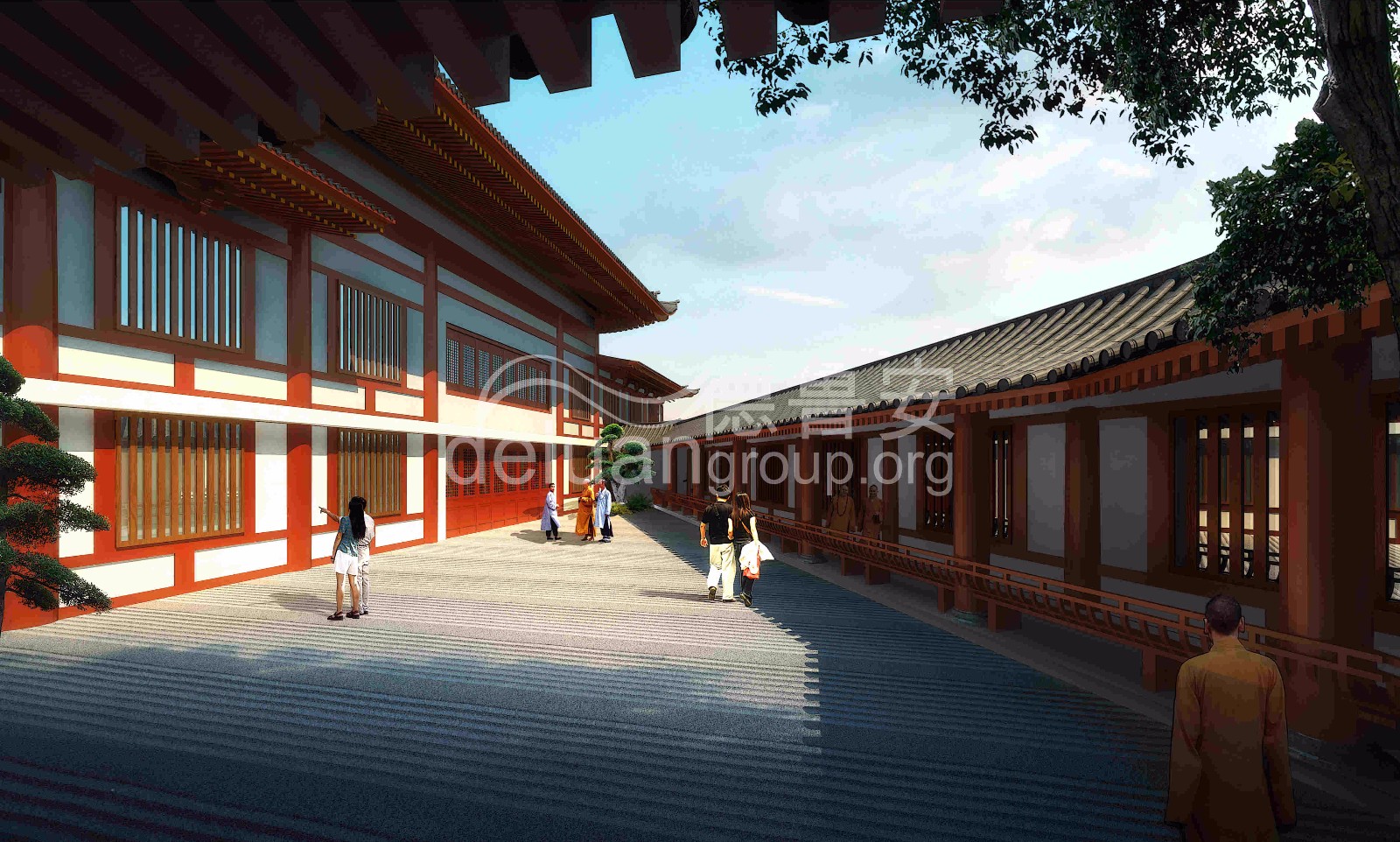 Planning and design of Baoqing temple in Xianghe0(图25)