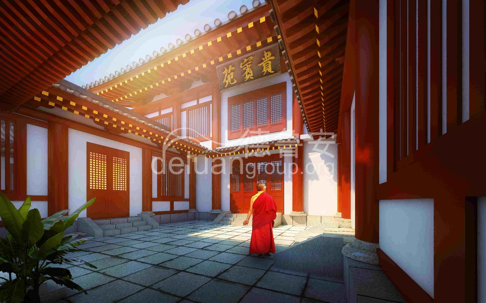 Planning and design of Baoqing temple in Xianghe0(图27)