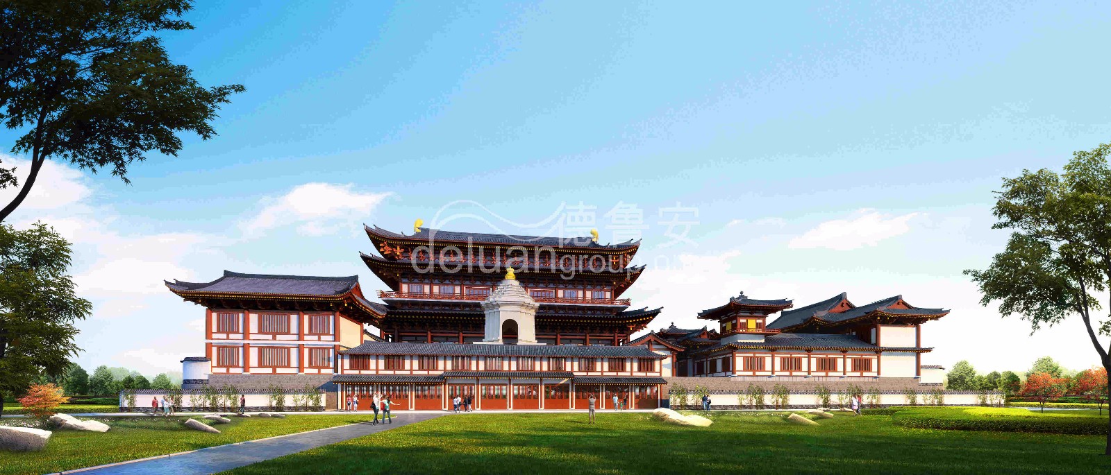 Planning and design of Baoqing temple in Xianghe0(图29)