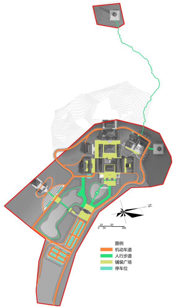 Master plan of Dasheng temple in Xinhui Jiangmen Guangdong(图14)