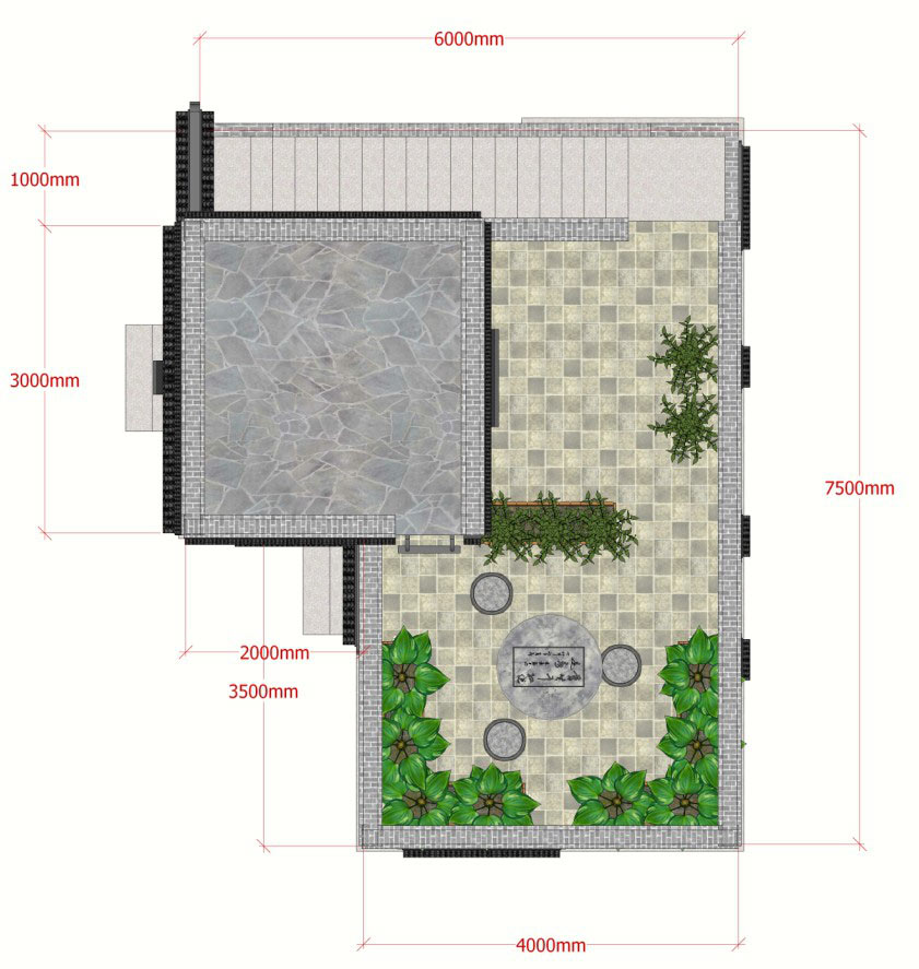 Design of single building of Jialan temple in Wuxue Hubei Province(图7)