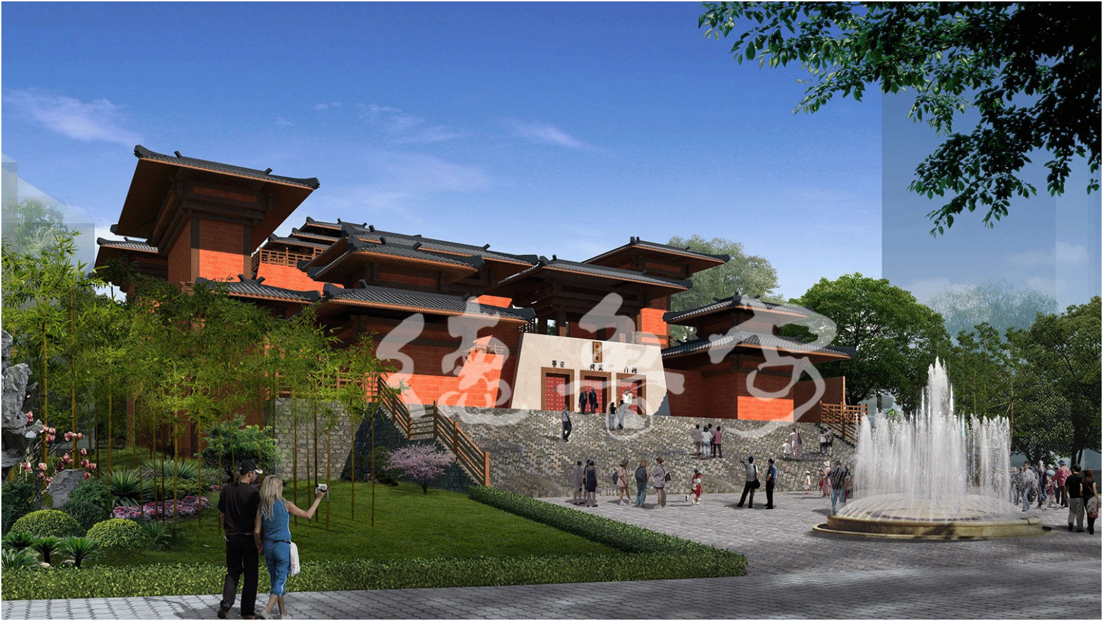 Planning and design of Yichang ancient Buddhist temple in Three Gorges(图3)