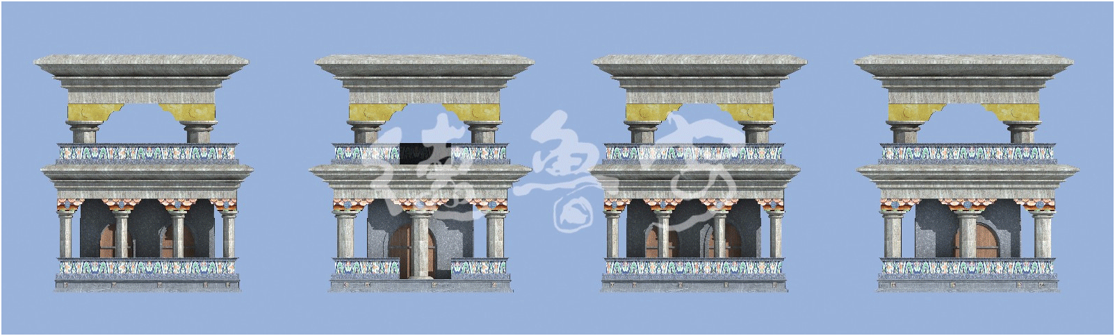 Scheme design of Longqing temple reconstruction project in Longwan District of Wenzhou City(图11)
