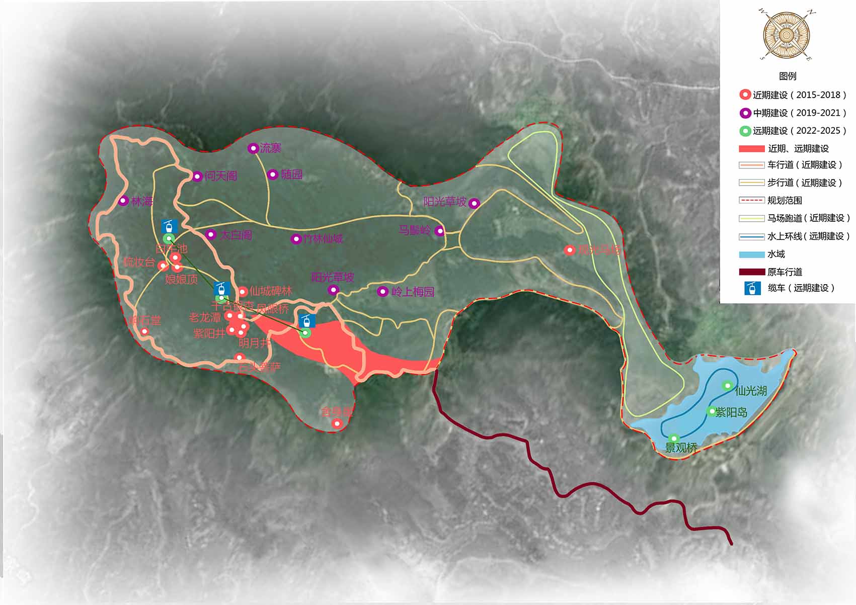 Master plan of xianguangshan cultural tourist attraction in Suizhou City Hubei Province (2015-2025)(图3)