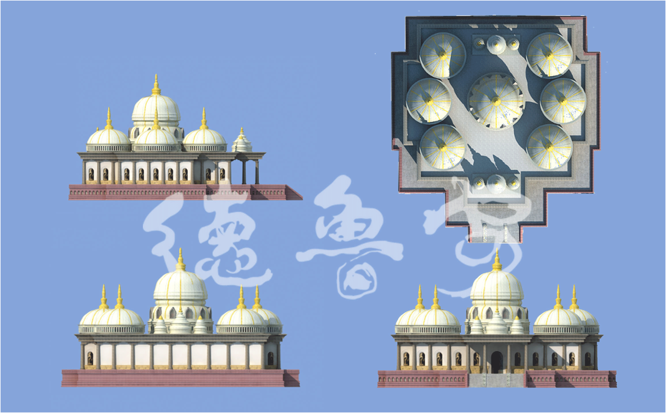 Master plan of shengzhulin temple in Dengfeng Henan Province(图11)
