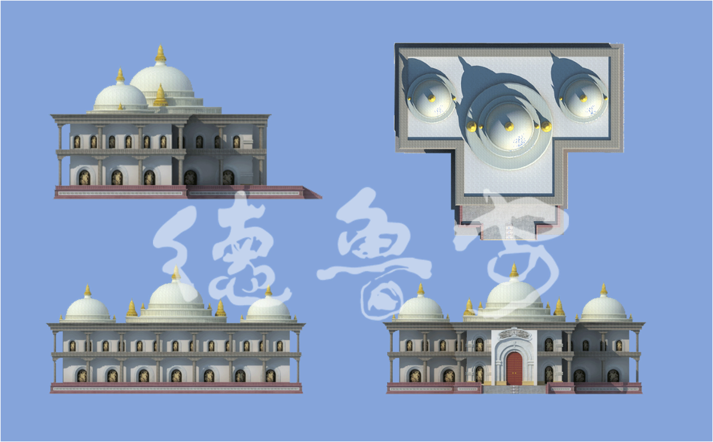 Master plan of shengzhulin temple in Dengfeng Henan Province(图12)