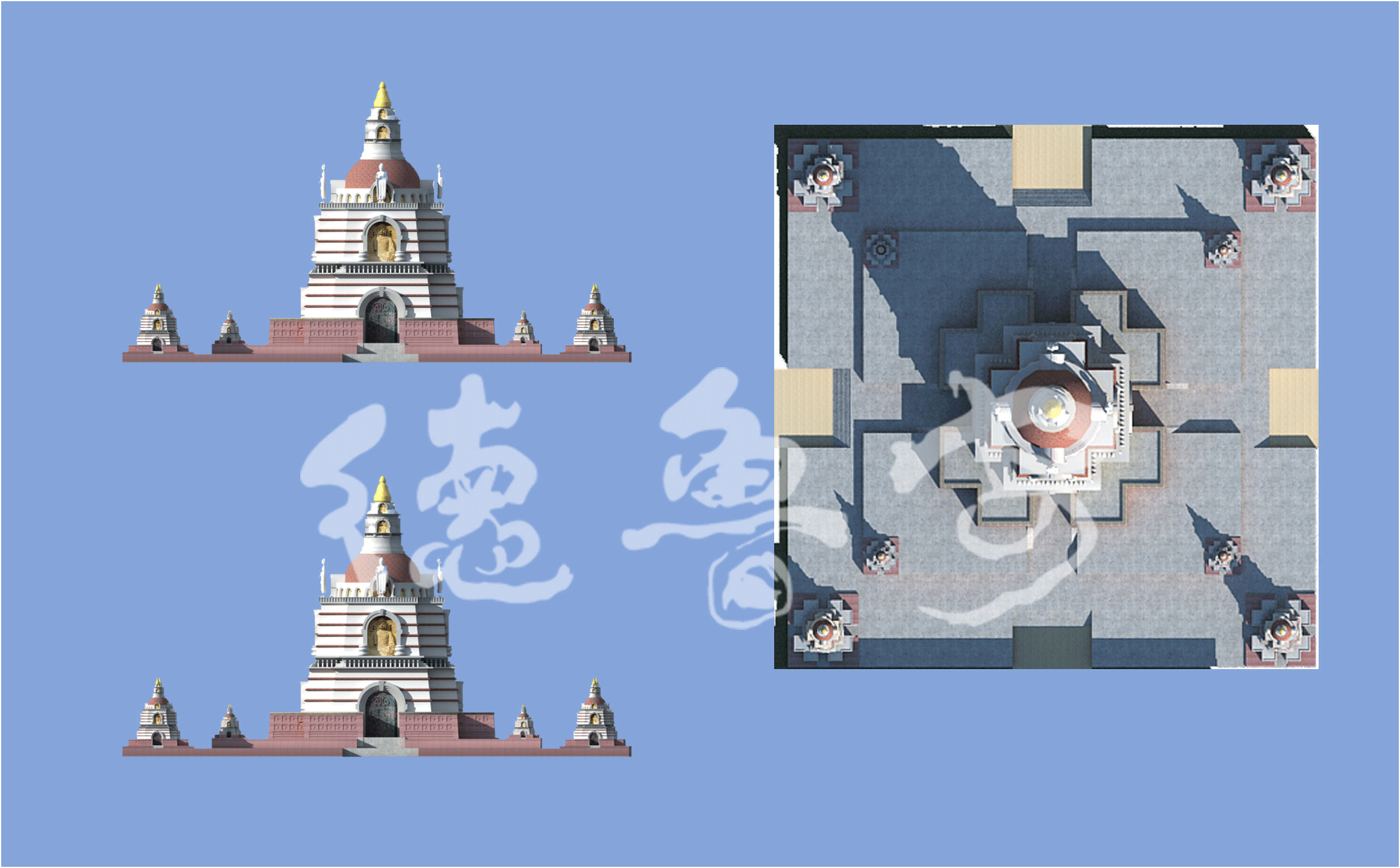 Master plan of shengzhulin temple in Dengfeng Henan Province(图13)