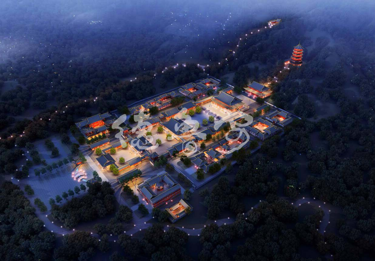 Master plan of foyushan temple in Huizhou City Guangdong Province(图6)