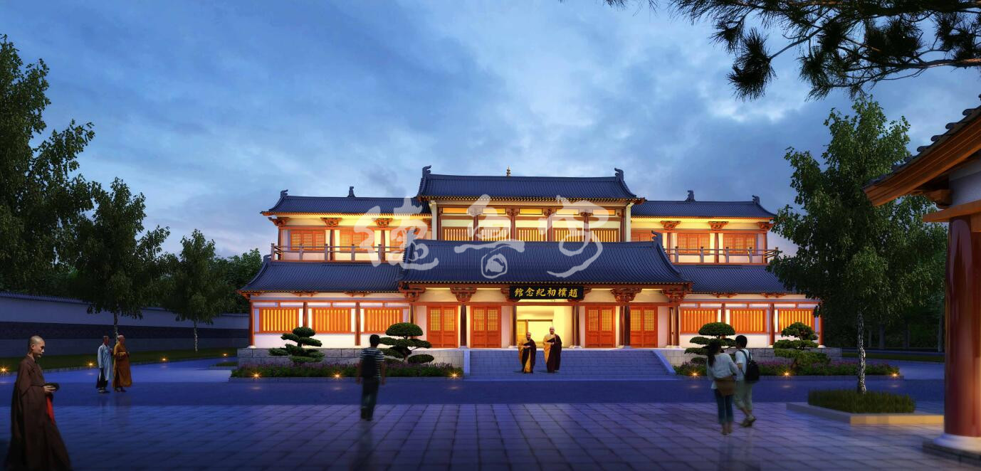 Master plan of foyushan temple in Huizhou City Guangdong Province(图9)
