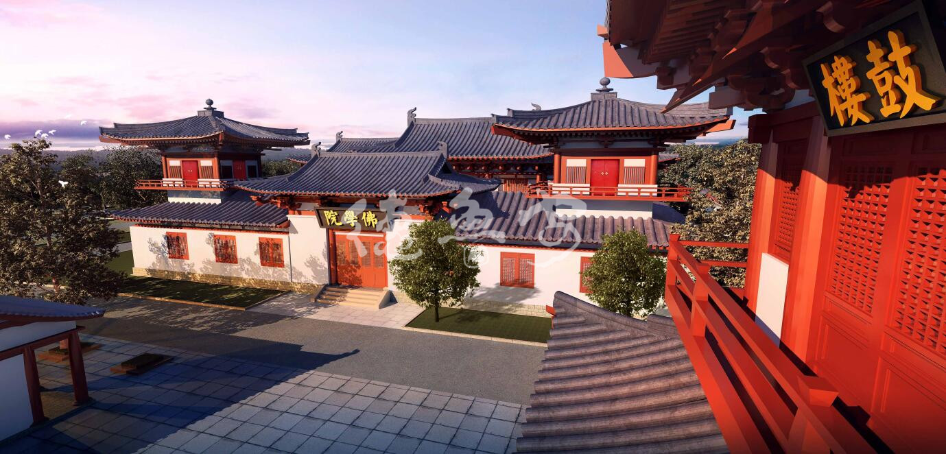 Master plan of foyushan temple in Huizhou City Guangdong Province(图10)