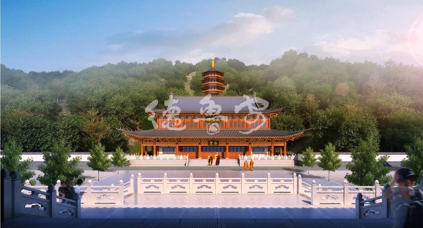 Master plan of foyushan temple in Huizhou City Guangdong Province(图15)