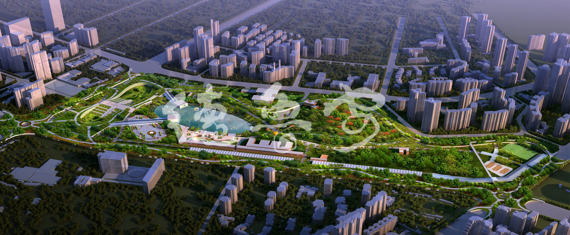 Design of Xiangmi Park in Shenzhen(图1)