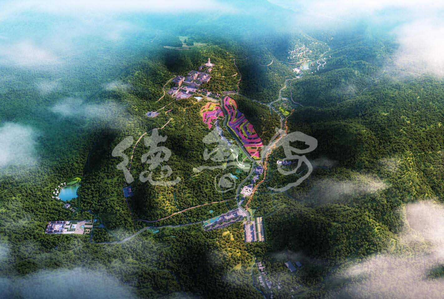 Conceptual master plan of Xili st<x>yle Valley Scenic Area in Zhejiang Province(图1)