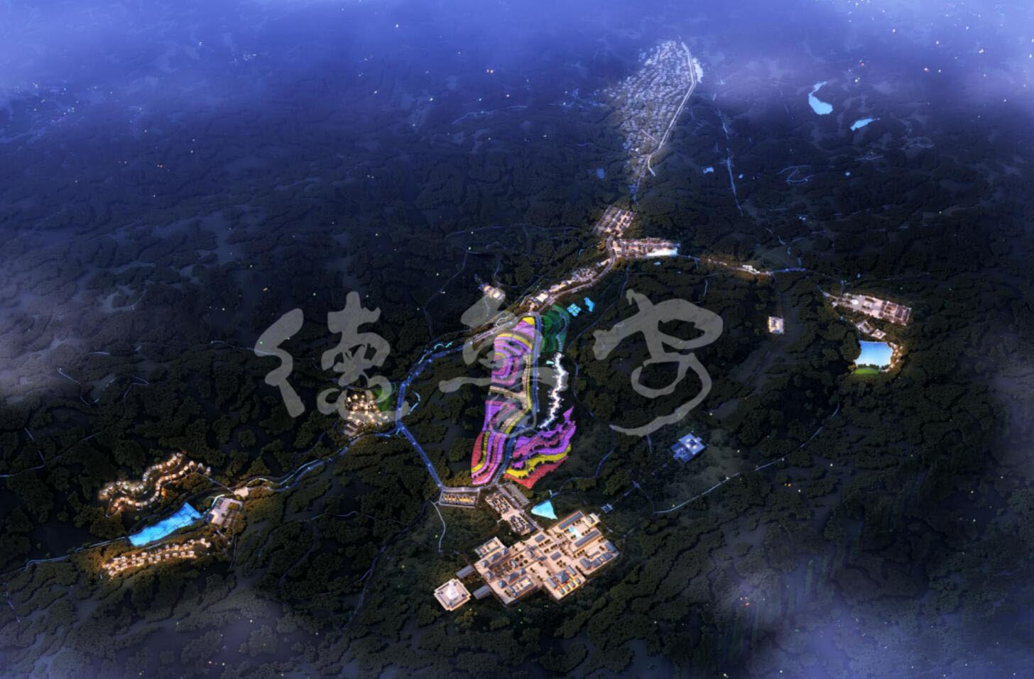 Conceptual master plan of Xili st<x>yle Valley Scenic Area in Zhejiang Province(图2)