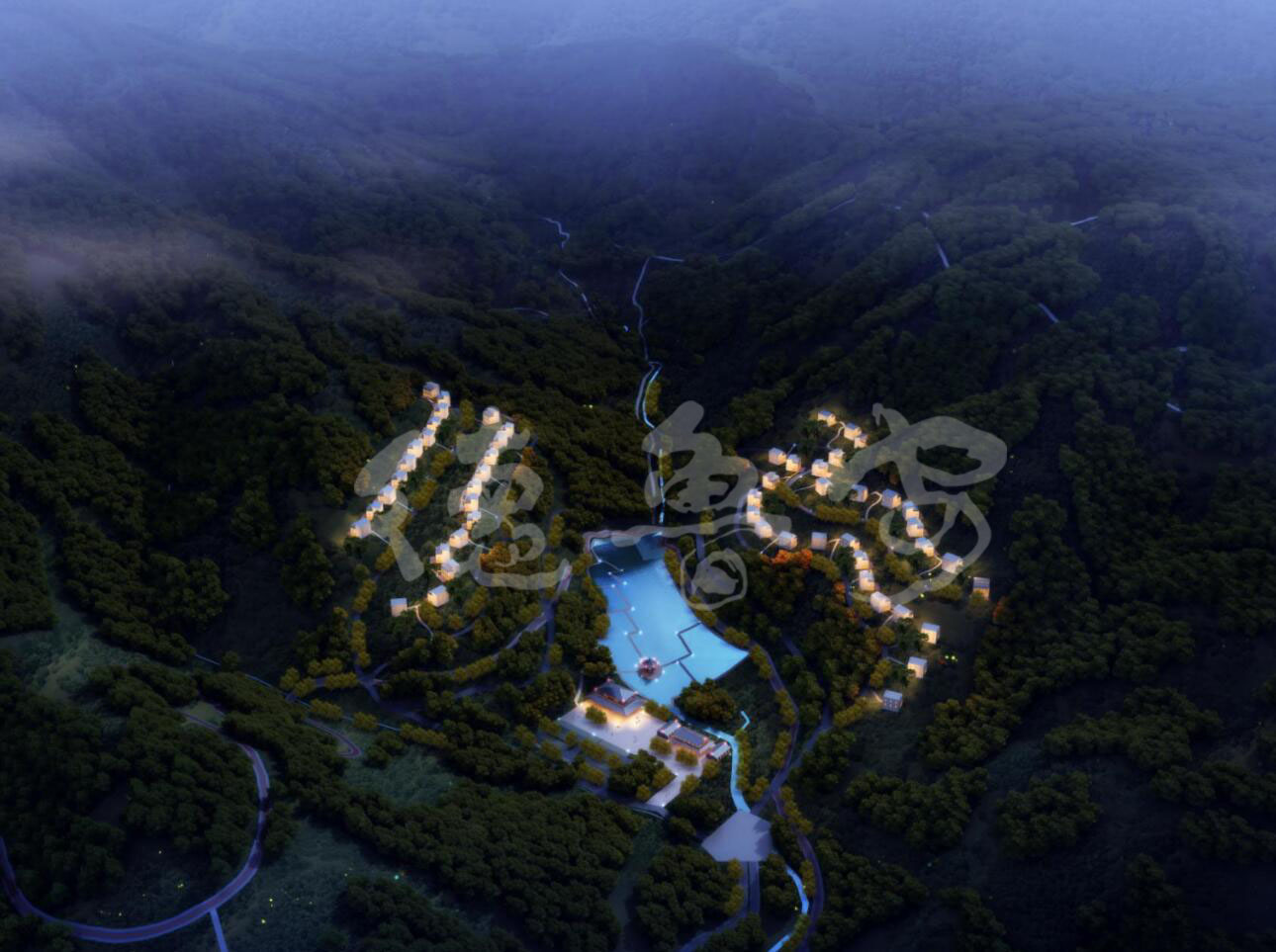 Conceptual master plan of Xili st<x>yle Valley Scenic Area in Zhejiang Province(图6)