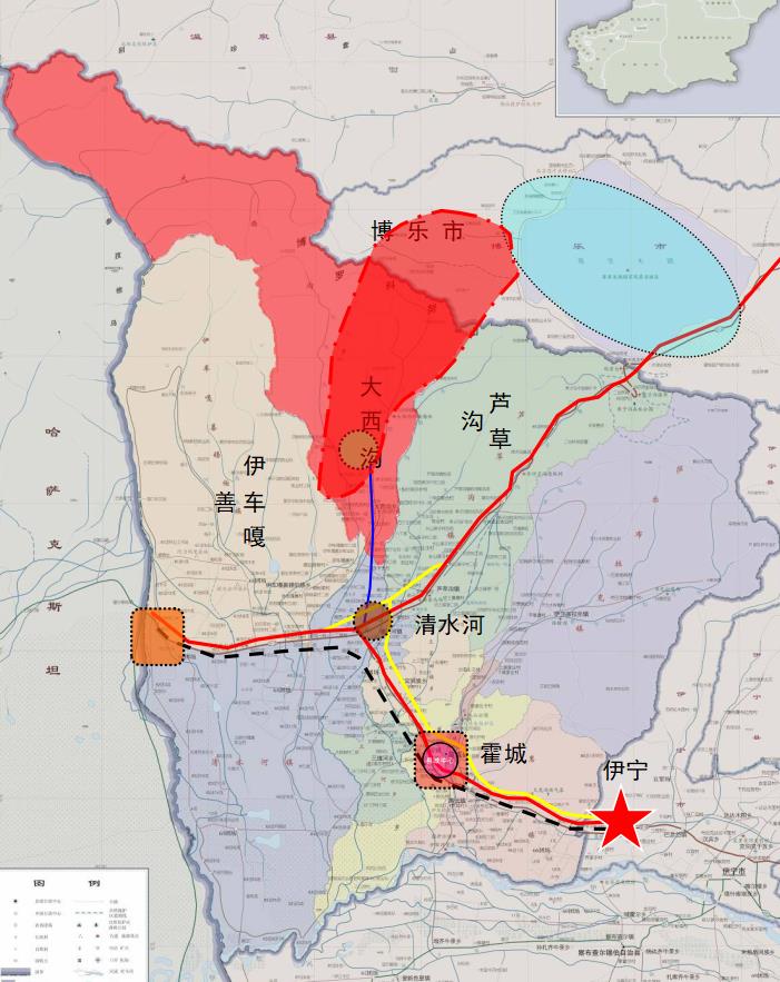 Overall planning and urban design of the core area of Fushou mountain tourist area in Daxigou Yili Xinjiang(图2)