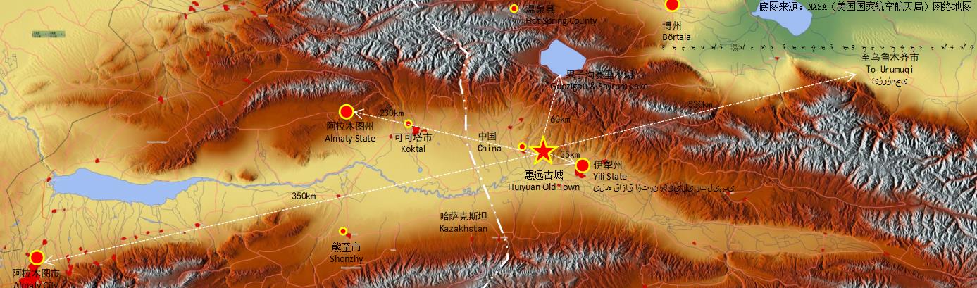 Conceptual rejuvenation planning and design of Huiyuan ancient city in Yili Xinjiang(图1)