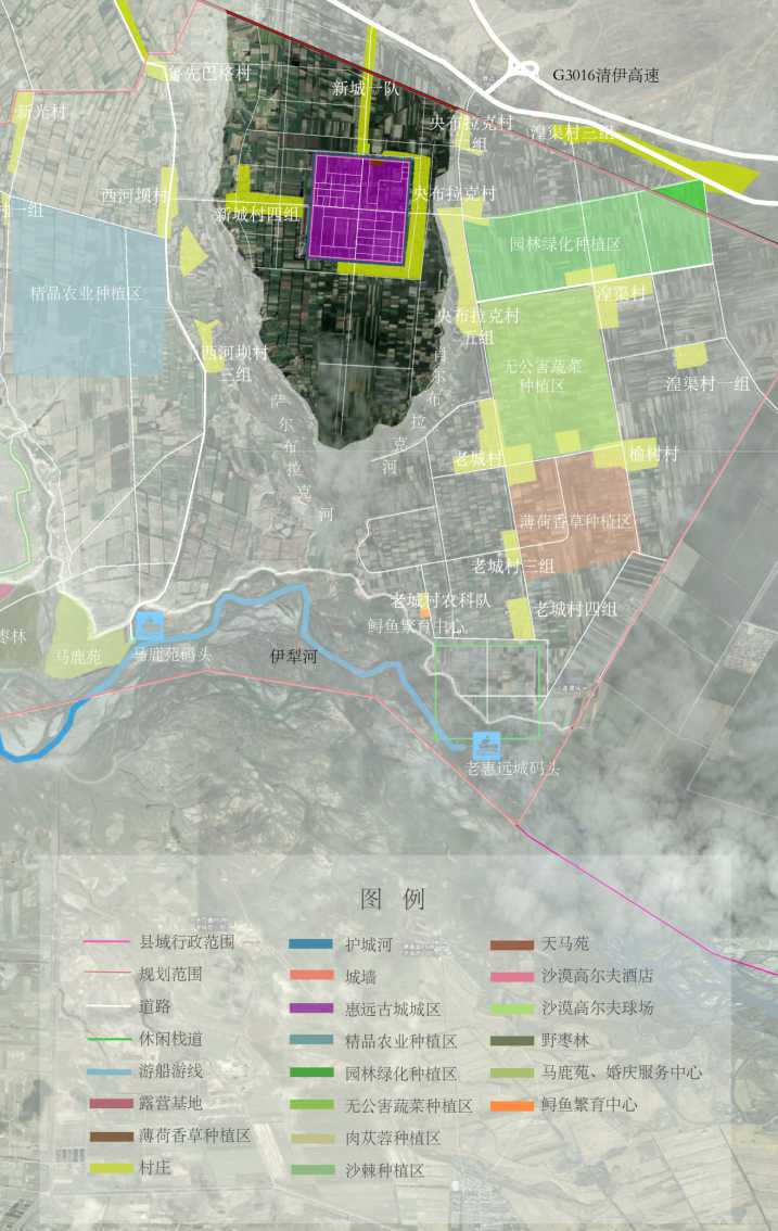 Conceptual rejuvenation planning and design of Huiyuan ancient city in Yili Xinjiang(图6)