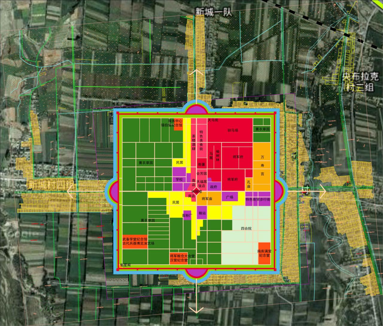 Conceptual rejuvenation planning and design of Huiyuan ancient city in Yili Xinjiang(图14)