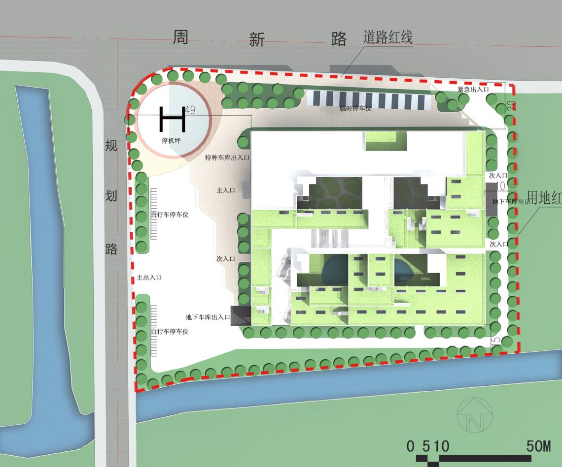 Architectural design of Wuxi Environmental Monitoring Center (2)(图1)