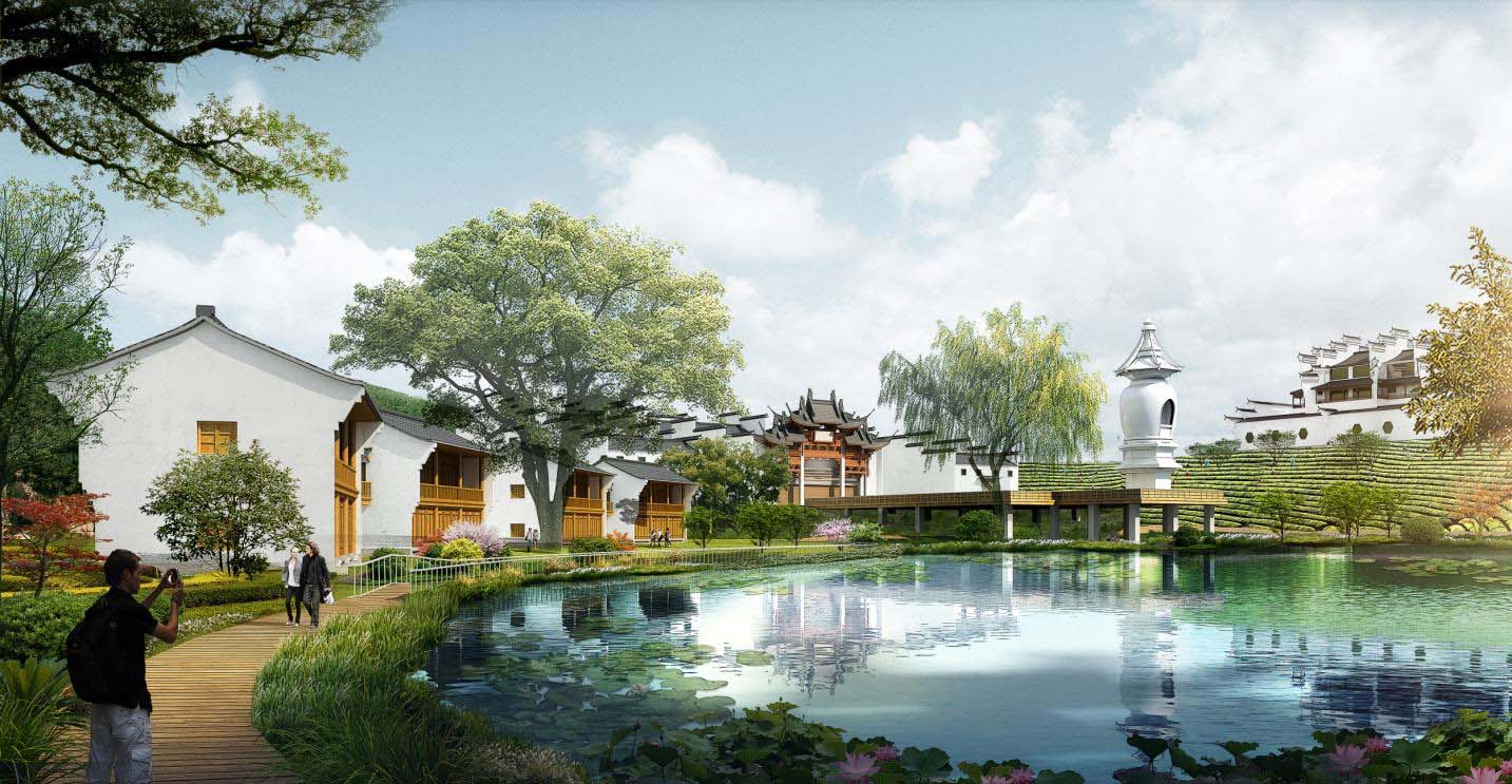 Overall planning and design of Jiuhua Mountain Tea fairy Valley(图21)