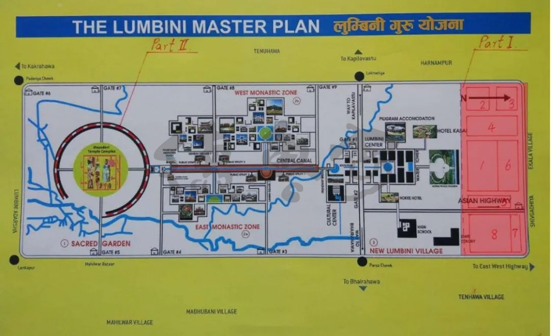 Master plan of Nepalese Holy Garden (North District)(图5)