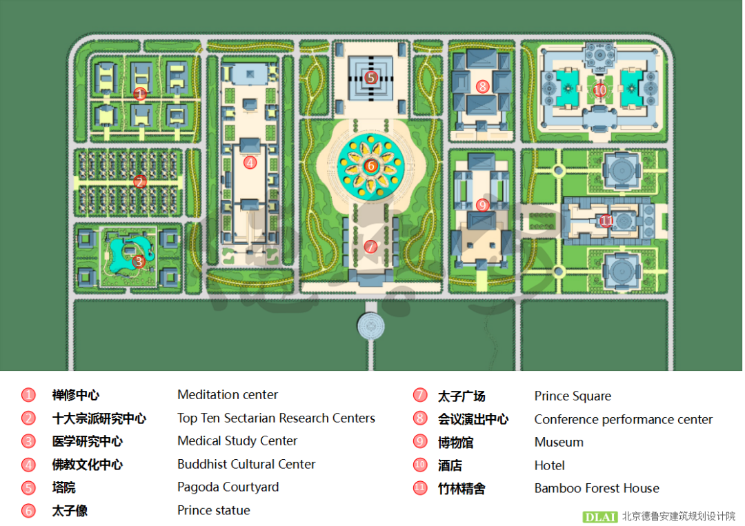 Master plan of Nepalese Holy Garden (North District)(图10)
