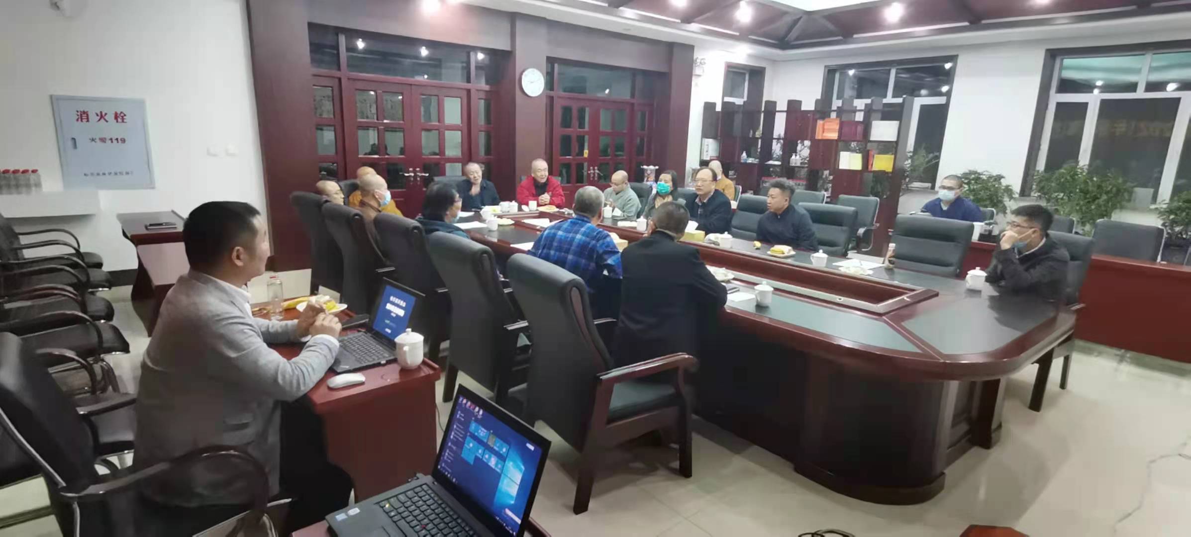 The interim report meeting of master plan of Harbin Longxing Temple compiled by druan was held in Harbin(图1)
